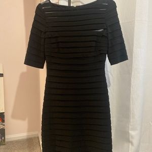 Adrianna Papell black cocktail dress